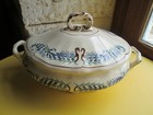 Ancienne Grande soupière faïence de Longchamps Fresia en parfait état