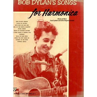 Bob Dylan's Songs 1964 Vocal Harmonica Guitar Song Book - Image 1 of 3