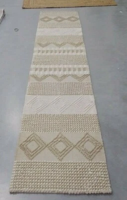 Alfombra manchada BEIGE/MARFIL 2'-3" X 12', precio reducido 1172704528 NAT102B-212 Foto 1 de 4
