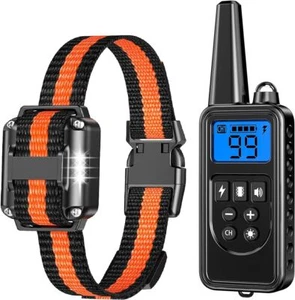 Heaflex Dog Shock Collar, Waterproof Rechargeable for Medium/Large Breed Dogs