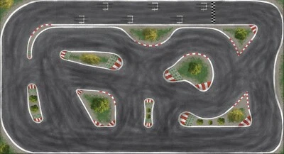 Rennstrecke Multicon  für Dr!ft Carrera Hybrid oder LDARC 350cm x 190cm - Bild 1 von 4