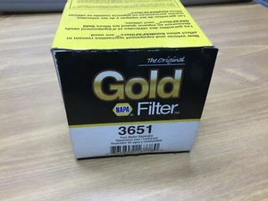 NAPA Gold Fuel Filter 3651 - Picture 1 of 3