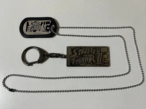 Street Fighter II The Animated Movie Keyholder & Dog Tag Set Japan - Picture 1 of 11