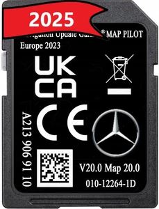 MERCEDES GARMIN MAP PILOT V20 A2139069110 NTG5 STAR2 KARTA SD EUROPA 2025 - Zdjęcie 1 z 4