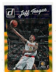 2016-17 Panini Donruss Yellow Laser # 91 Jeff Teague Serial #'d 07/25 - Picture 1 of 1