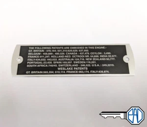 MGA/ MGB Westlake Patents Rocker Cover Plate (LMG1034) - Picture 1 of 2