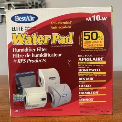 RPS PRODUCTS BestAir White WaterPad A10W Humidifier Wick Filter - Image 1 of 2