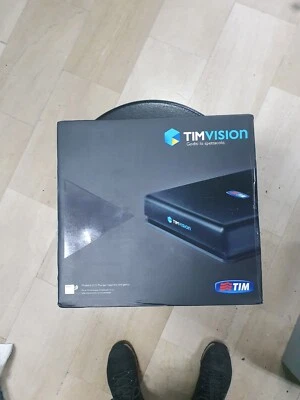 TIM VISION DECODER DIGITALE TERRESTRE DVB-T2 BOX ANDROID TV SMART TV CASA - Immagine 1 di 3