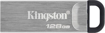 KINGSTON Pen Drive USB DataTraveler Kyson 128 GB USB tipo A Argento DTKN/128GB - Immagine 1 di 3