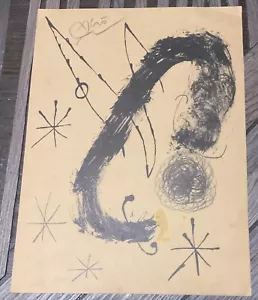Joan MIRO - Composition cartones XI - 1965, original lithography Pencil Signed - Picture 1 of 5