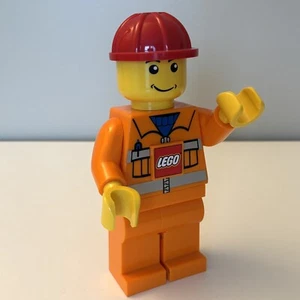 Lego Construction Worker Figure LED Battery Powered Torch Flashlight 7.5 in - Picture 1 of 9