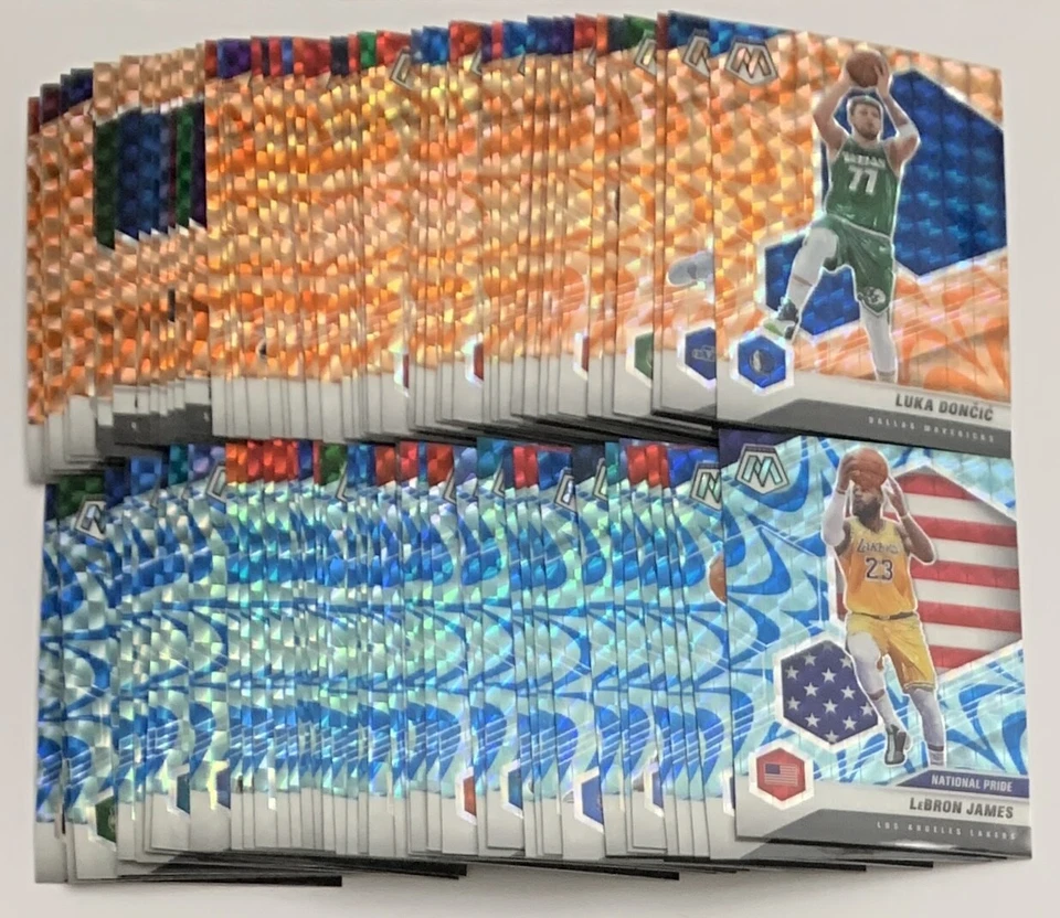 2020-21 Mosaic Basketball REACTIVE ORANGE & BLUE Prizm Parallel #1-300 You Pick! - Image 1 of 1