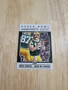 2015 Panini AARON RODGERS Super Bowl Highlights #12 Green Bay Packers - Picture 1 of 10