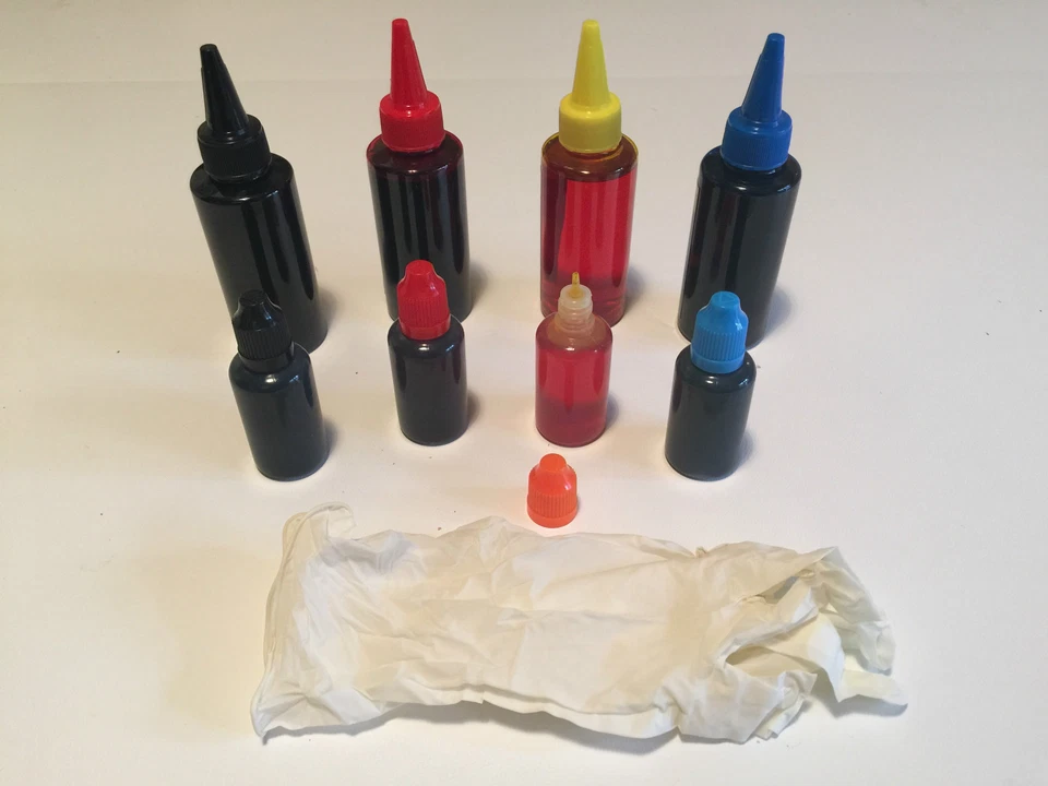 INCHIOSTRO RICARICA 520 ML ORIGINALI INKJET PER BROTHER + TANICHETTE AGO SOTTILE - Immagine 1 di 1