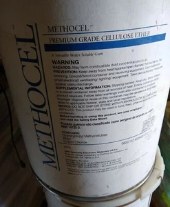 Methyl Cellulose - Methocel - 55 lb-25 kg - Methylcellulose - Cellulose Ether  - Picture 1 of 3