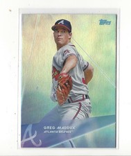 2020 Topps X Steve Aoki Rainbow Foilboard #14 Greg Maddux Braves