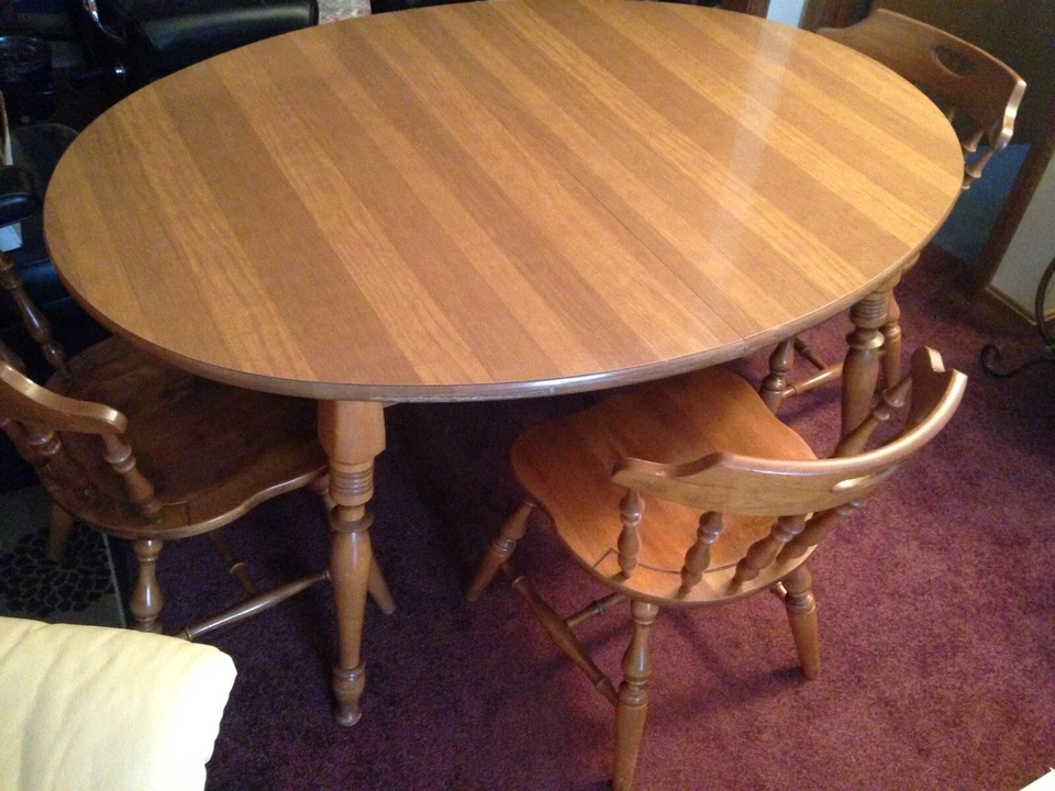 Mesa de comedor Temple-Stuart Early American Furniture 1179 sillas EF Rockport 108 Foto 1 de 4