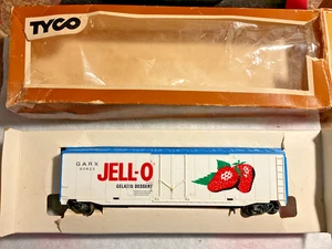 Vintage Tyco Jell-O Gelatin Dessert HO Scale Train 50' Freight Box Car GARX #50823 - Bild 1 von 16