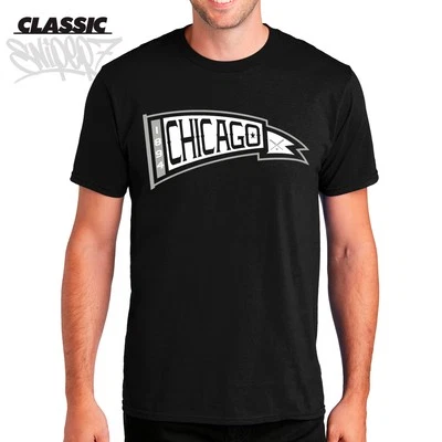 Camiseta clásica banderín de béisbol Chicago vintage - camisa Southside de los Medias Blancas MLB Foto 1 de 4