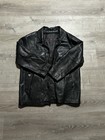 Vintage HBO The Sopranos Black Leather Jacket XXL Original TV Memorabilia