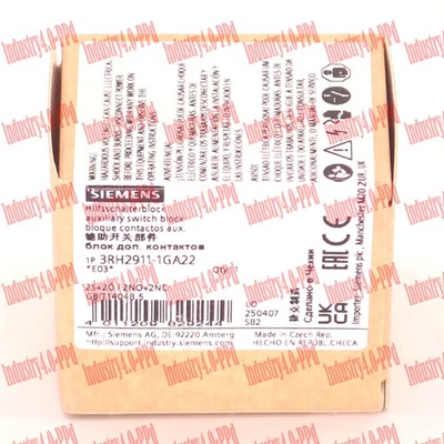 1PC NEW FOR SIEMENS contactor 3RH2911-1GA22 FREE SHIPPING#XR - Image 1 of 4
