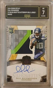 2014 Crown Royale Silhouettes RPS Gold /49 Paul Richardson Auto RC GMA 7 Seattle - Bild 1 von 4
