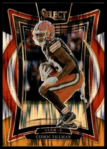 2024 Panini Select #17 Cedric Tillman Black & Gold Prizm Shock - Picture 1 of 2