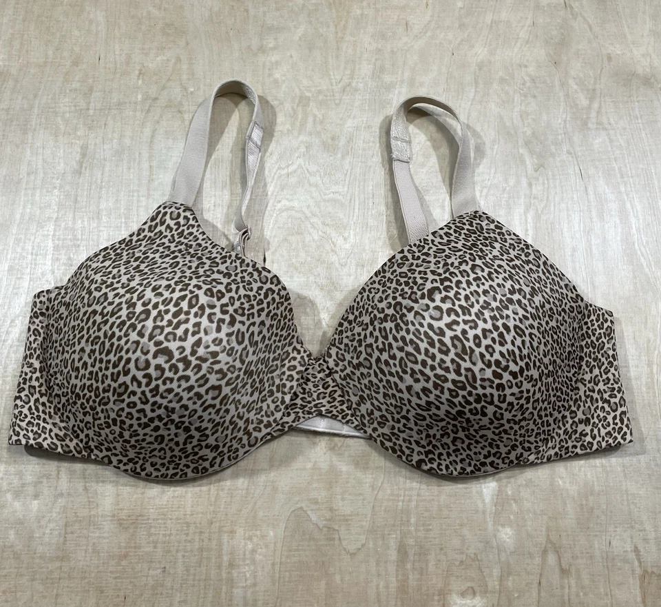 Sujetador con aros Bali 3411 One Smooth U forrado talla 40C estampado animal para mujer Foto 1 de 4