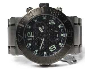 Men's Invicta Reserve 1855 Chronograph Black Bezel & Dail - Picture 1 of 6