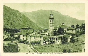 ds258 cartolina cantalupo ligure panorama provincia di alessandria - Picture 1 of 2