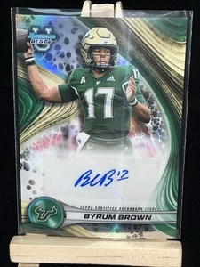 Autógrafos Byrum Brown #BOA-BB (AU, 2024 Bowman's Best University - Lo mejor de 2024 - Imagen 1 de 2
