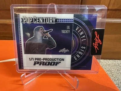 2024 Lil Yachty Leaf Metal Pop Century 1/1 Of One Pre-Production Proof Purple - Image 1 of 2