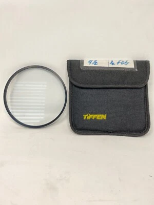 Tiffen 4 1/2 Round Professional Fog #1/2 lens filter 4.5" drop-in - Great Shape! - Image 1 of 4