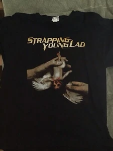 STRAPPING YOUNG LAD XL SHIRT VINTAGE EXCELLENT CONDITION SYL Devin Townsend - Picture 1 of 2