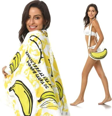 Banana design beach towel - Image 1 of 4