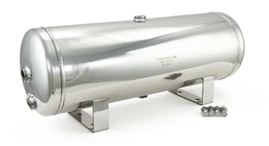 Stainless Steel 5-Gallon 6-Port Air Tank for Train Horns & Onboard Air Systems - Bild 1 von 2