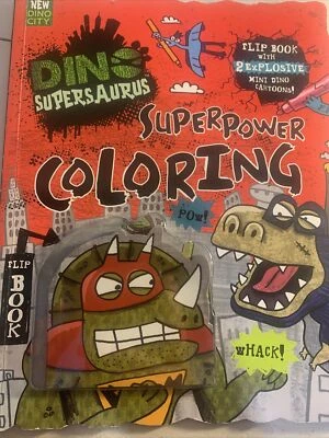 Dino Supersaurus Superpower Coloring Book (Dino Supersaursus)  - Image 1 of 4