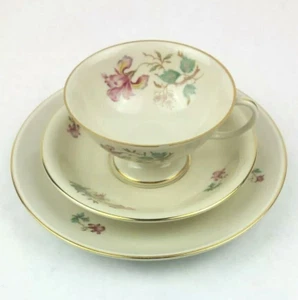Juego de platillos taza de té plato de postre Furstenberg Alemania porcelana China 3 piezas #01648 - Imagen 1 de 11