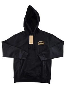 Scotch And Soda Men’s Relaxed Fit Fleece Graphic Hoodie Black Size Small S - Picture 1 of 5