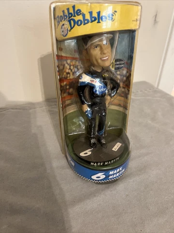 NASCAR #6 Mark Martin Bobble Dobbles Limited Edition Bobblehead Doll - New Cover