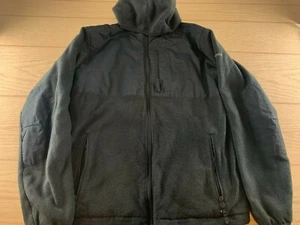 Columbia Youth Full Zip Fleece Jacket XL 18-20 Black Sweatshirt Hooded Jacket - Picture 1 of 10