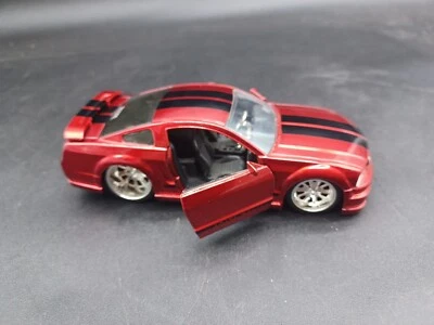 2006 Ford Mustang GT Red w/black Stripes, 1:32 Scale,   - Image 1 of 4