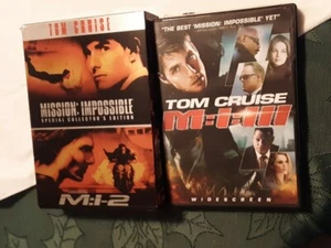 Mission: Impossible (DVD, 2006, Special Collectors Edition) 1 & 2, and 3 - Imagen 1 de 10