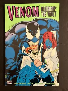 Venom Deathtrap the Vault #1 Marvel 1993 geprägtes Cover Graphic Novel SCHÖN - Bild 1 von 7