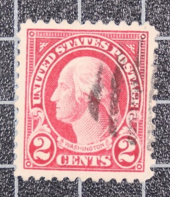 Scott 554 2 Cents Washington Used PSE Cert 95 SCV $75.00 - Image 1 of 3