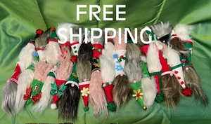 SALE of 30 Gnome Christmas Specialty Ornaments ~ Handmade Fort Worth, Texas 5" - Picture 1 of 12