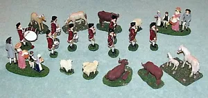 Williamsburg Lang/Wise - Fife & Drum, 2 Family, Horses, Cows & Sheep Sets, LNIBs - Picture 1 of 10