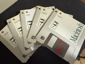 Original Mac OS 7 install disks - tested to read - Picture 1 of 1