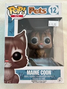 Funko POP! Pets Series 1 Vinyl Figure - MAINE COON CAT #12 - Picture 1 of 5