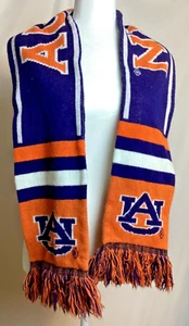 🍒 Bufanda tejida de invierno Auburn University Tigers Alabama College 6,5X30" 🍒 - Imagen 1 de 6